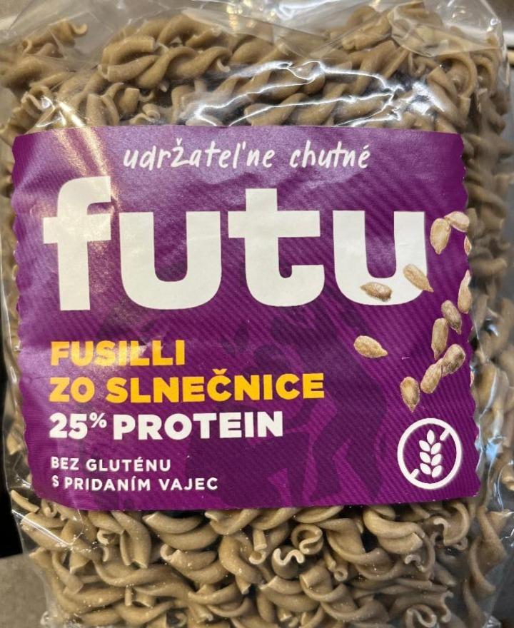 Fotografie - Fusilli zo slnečnice 25% protein Futu