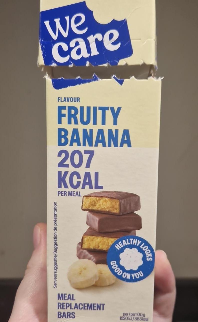 Fotografie - Fruity Banana Meal Replacement Bar we care