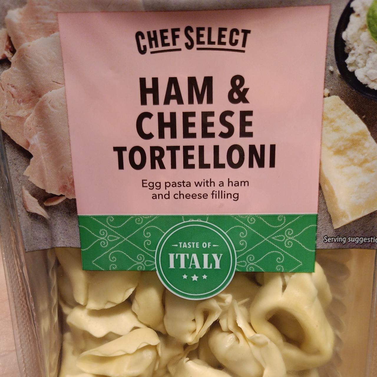 Ham & Cheese Tortelloni Chef Select - kalórie, kJ a nutričné hodnoty