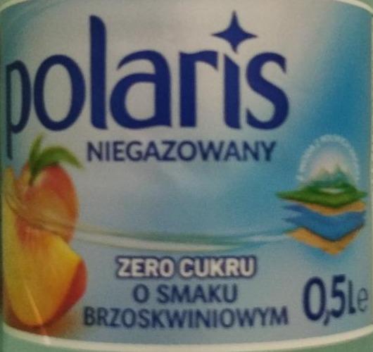 Fotografie - woda niegazowana o smaku brzoskwiniowym zero cukru Polaris