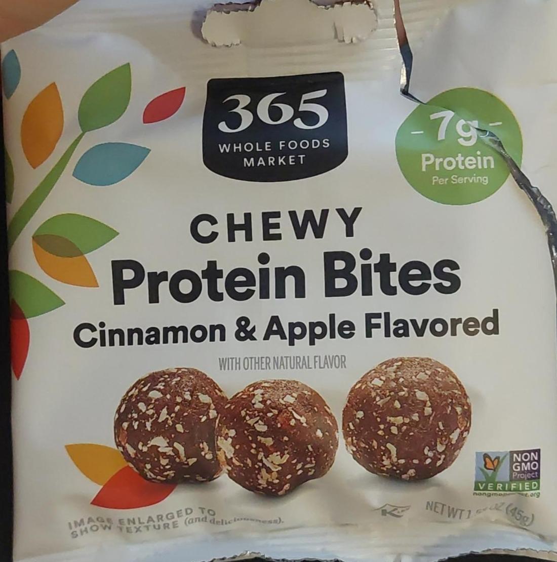 Fotografie - Chewy Protein Bites Cinnamon & Apple Flavored 365