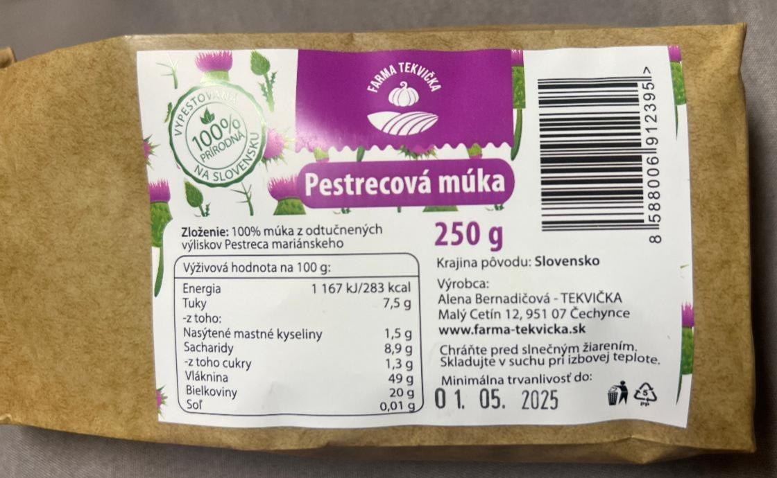 Fotografie - Farma Tekvička Pestrecová múka