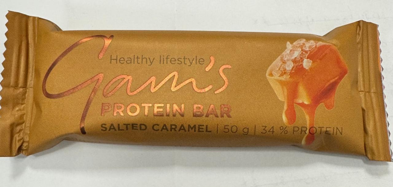 Fotografie - Gams protein bar salted caramel