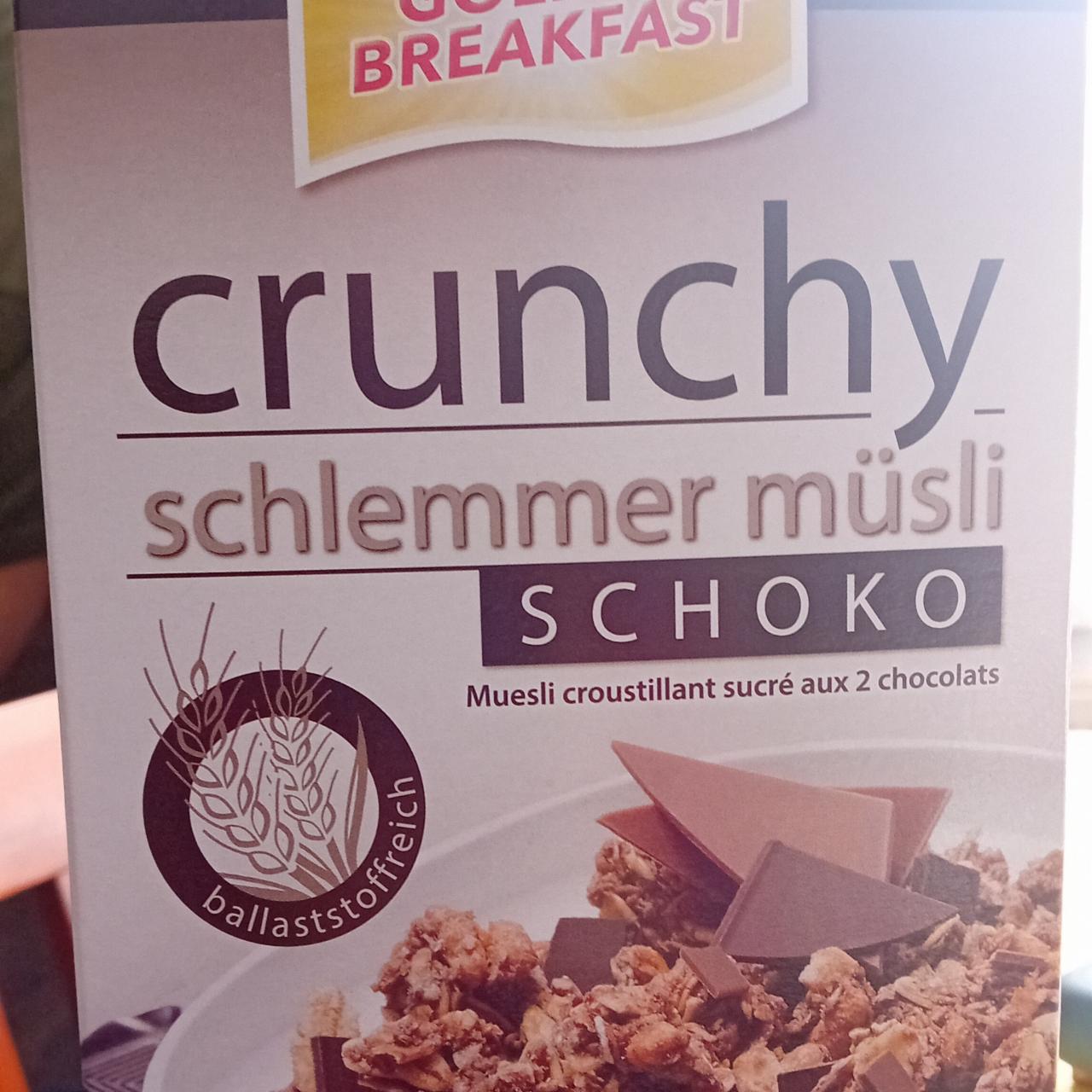 Fotografie - Crunchy schlemmer müsli schoko Golden Breakfast