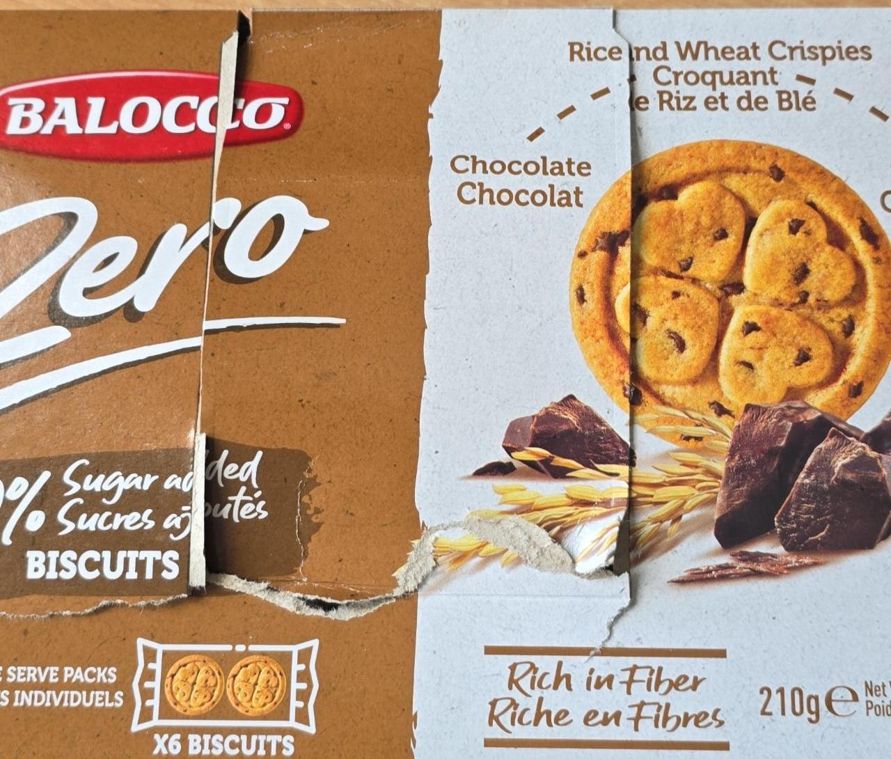 Fotografie - Zero Sugar Biscuits Balocco