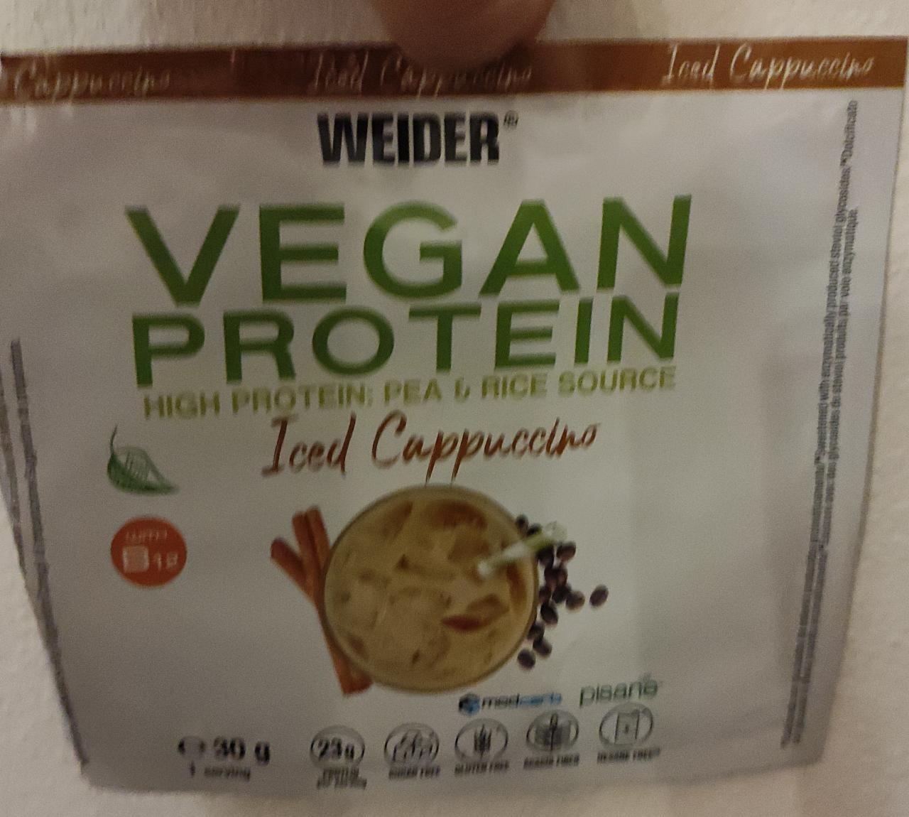 Fotografie - Vegan protein iced cappuccino Weider