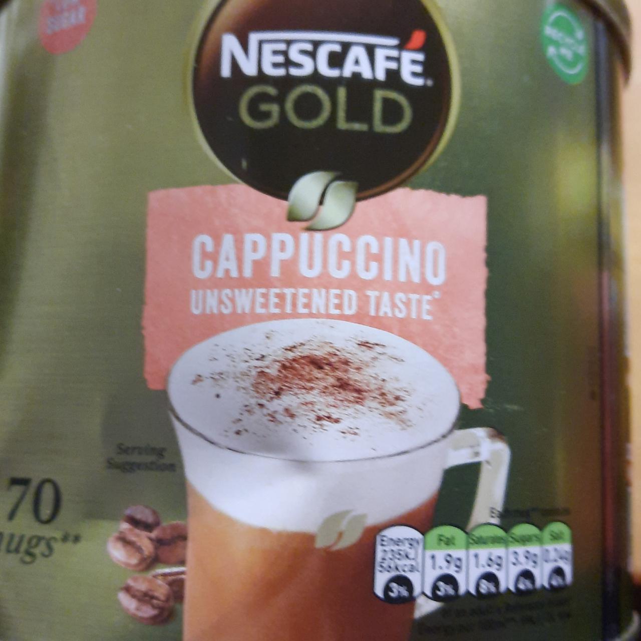 Fotografie - Gold cappuccino unsweetened taste Nescafé