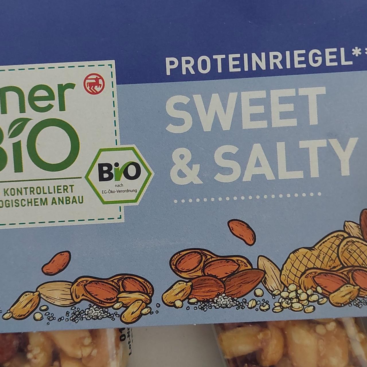 Fotografie - Proteinriegel Sweet & Salty EnerBio