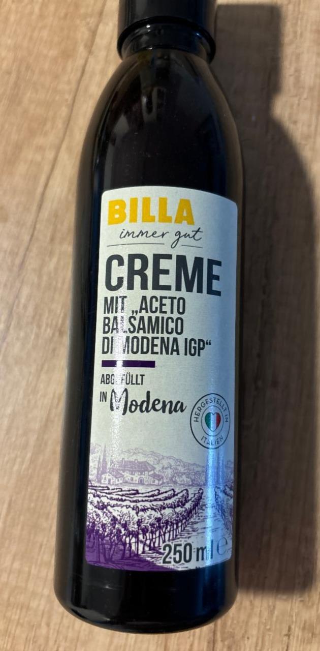 Fotografie - Creme mit 'Aceto Balsamico di Modena IGP' Billa