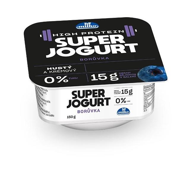 Fotografie - High protein Super Jogurt borůvka Milko