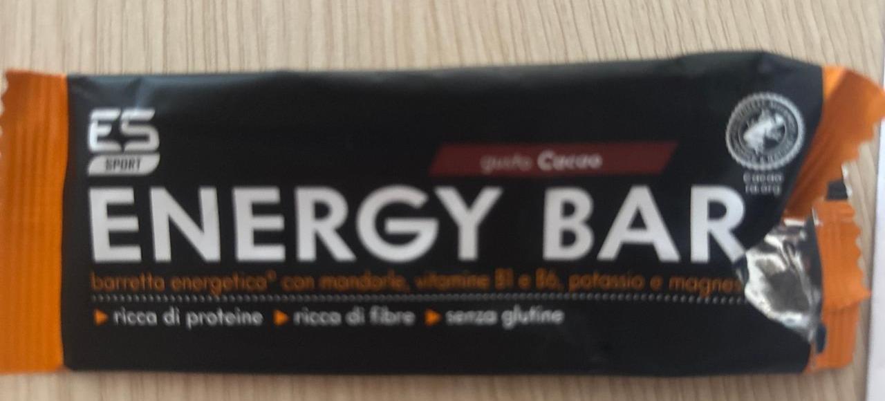 Fotografie - Energy bar cocoa ES sport