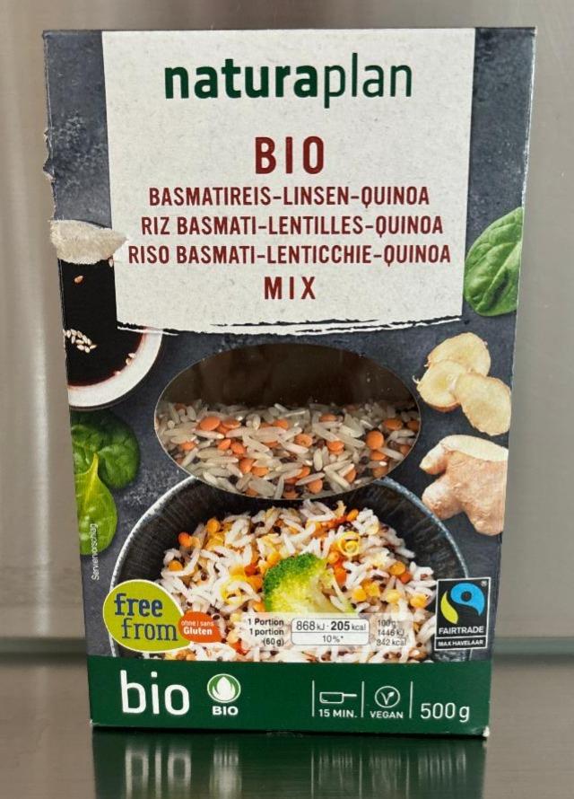 Fotografie - Basmatireis-Linsen-Quinoa naturaplan