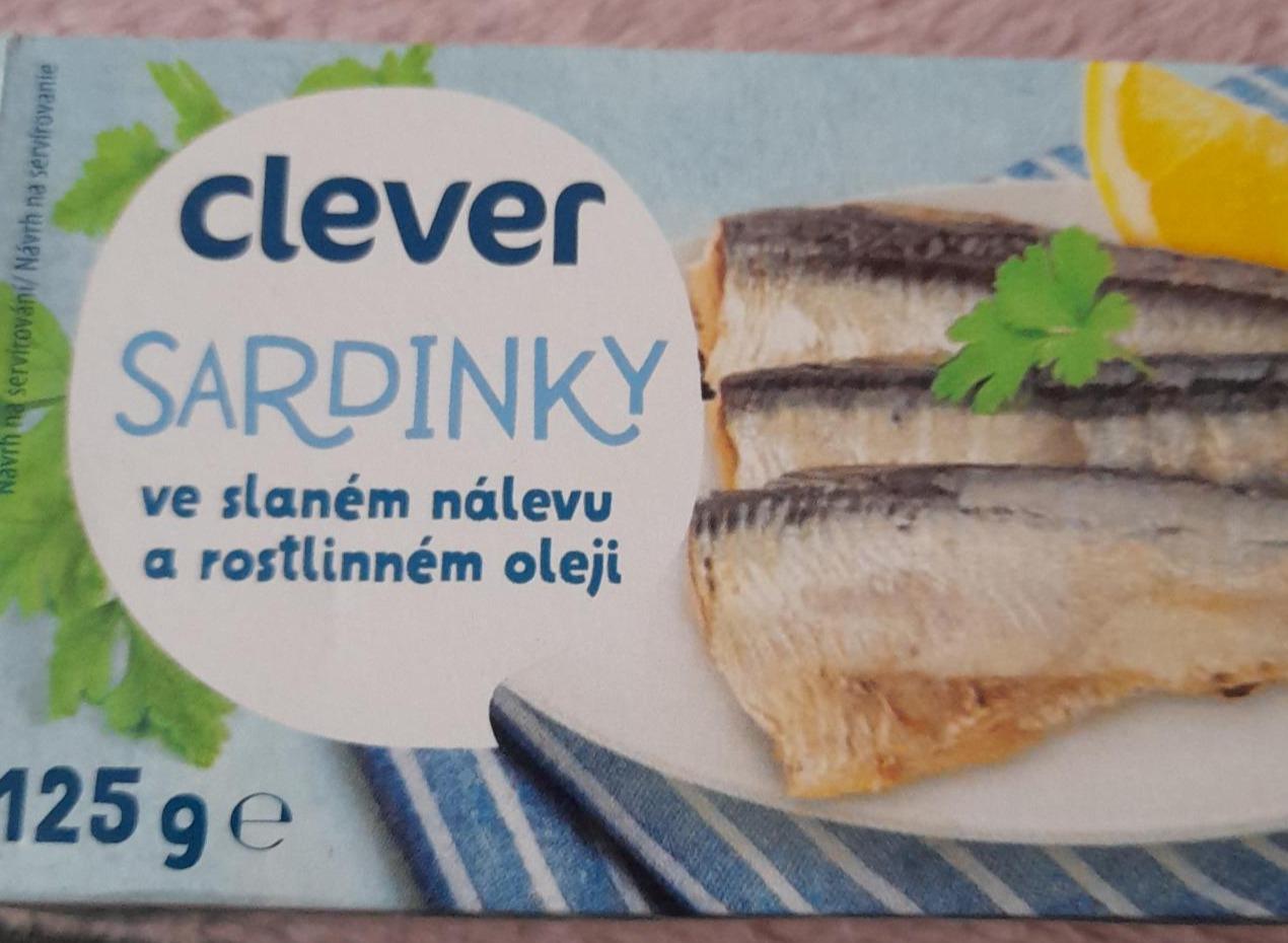 Fotografie - Sardinky v slaném nálevu a rostlinném oleji Clever