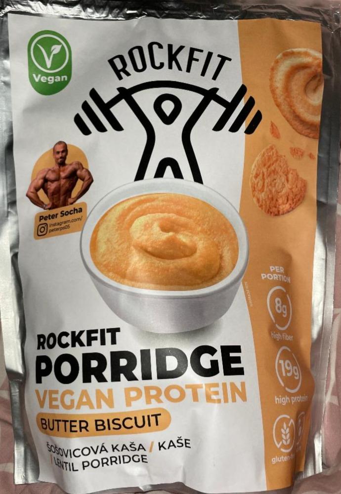 Fotografie - Porridge vegan protein Butter Biscuit Rockfit