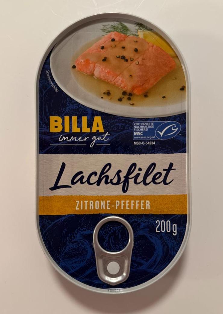 Fotografie - Lachsfilet Zitrone-Pfeffer Billa