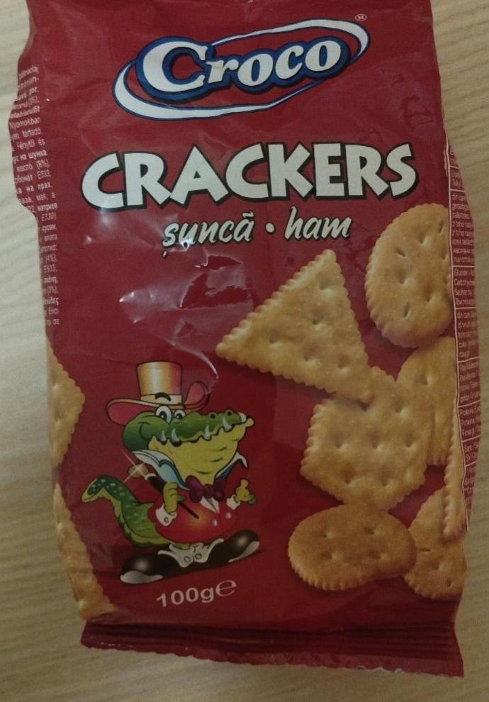 Fotografie - croco-crackers-salt-ham-cheese