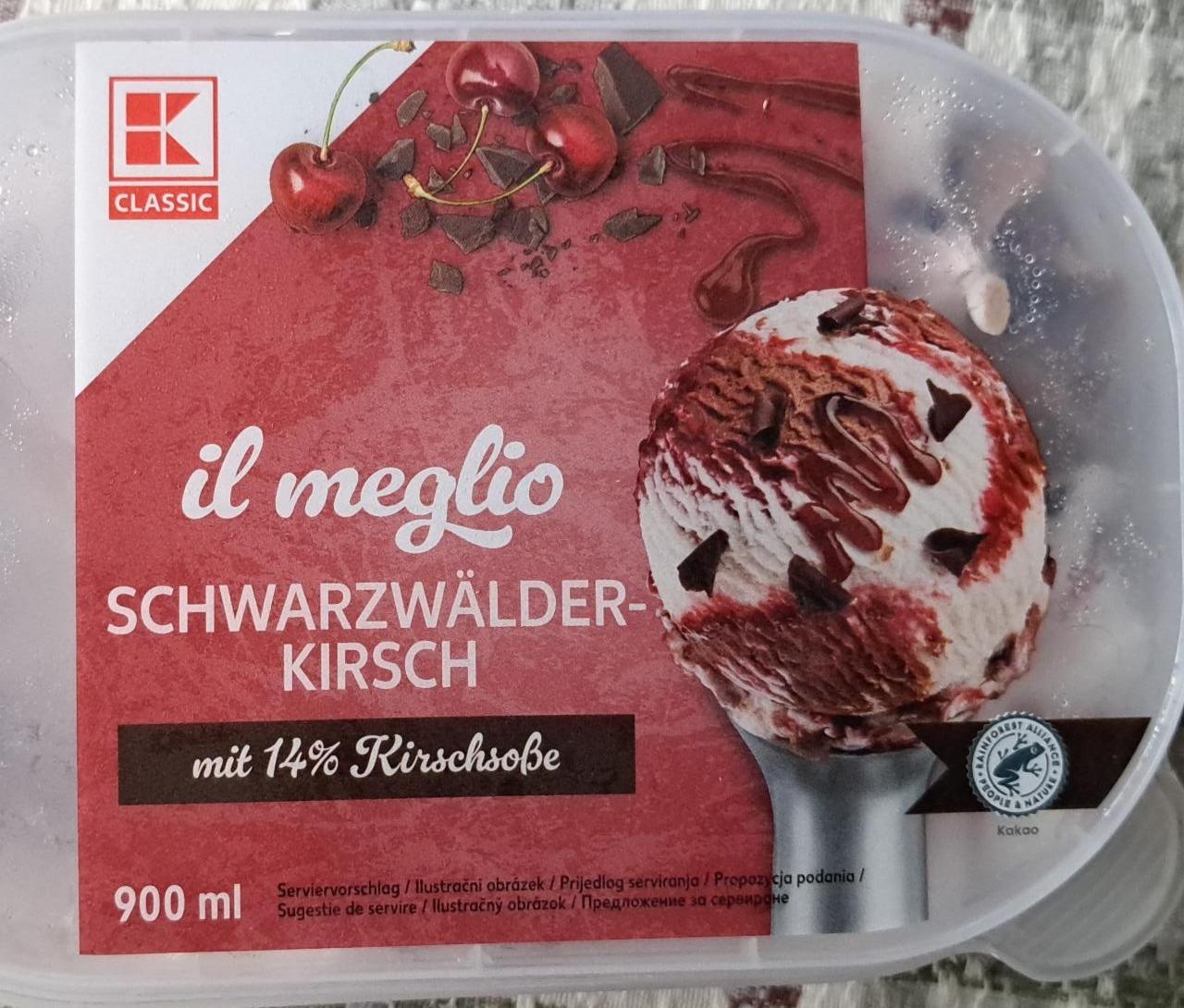 Fotografie - Il Meglio Schwarzwälder Kirsch mit Kirschsoße und Schokoladenstückchen K-Classic