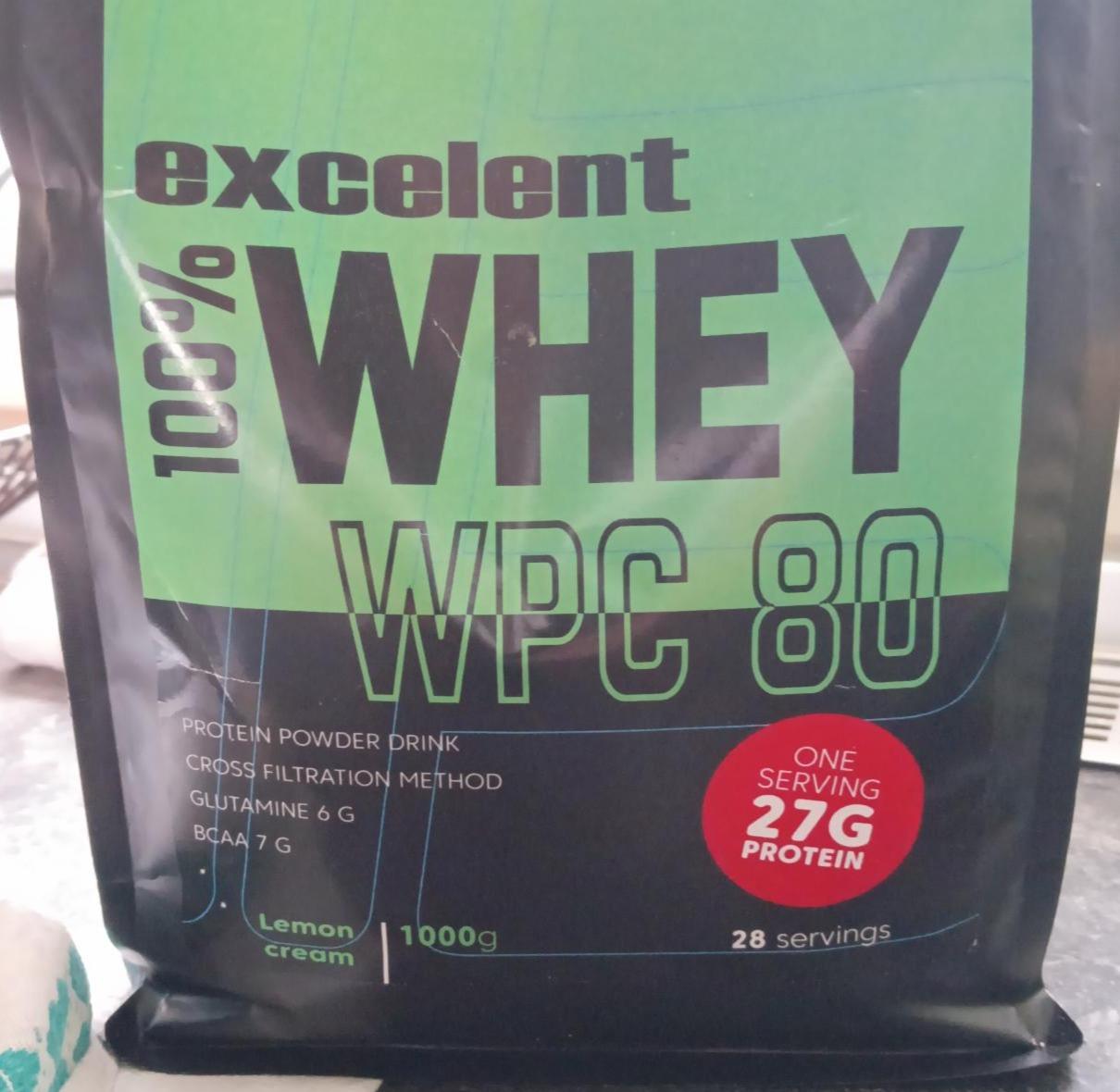 Fotografie - 100% Whey WPC 80 Lemon cream Excelent