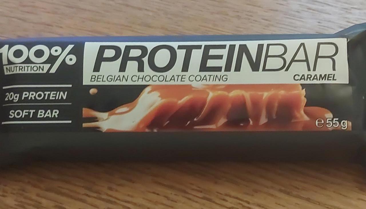 Fotografie - ProteinBar Belgian Chocolate Coating Caramel 100% Nutrition