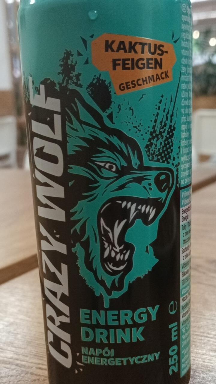 Fotografie - Energy drink kaktus-feigen geschmack Crazy Wolf