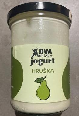 Fotografie - Jogurt Hruška Dva mlieko