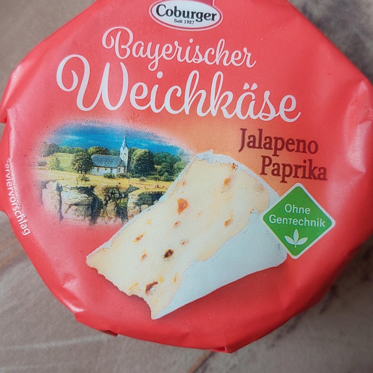 Fotografie - Bayerischer Weichkäse Jalapeno Paprika Coburger