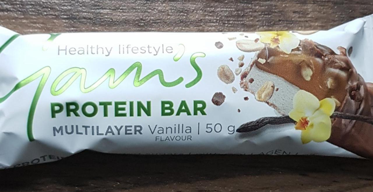 Fotografie - Protein Bar Multilayer Vanilla Gam's