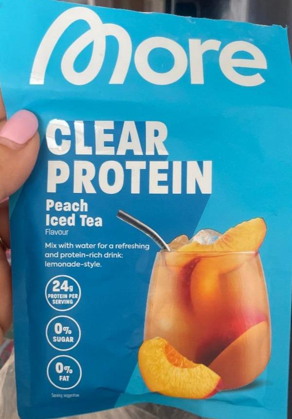 Fotografie - Clear Protein Peach Iced Tea More