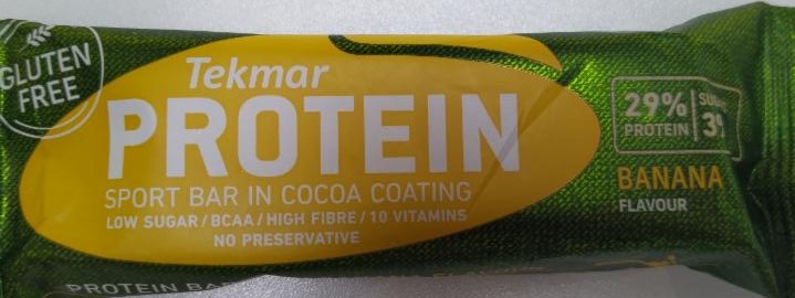 Fotografie - PROTEIN Sport bar in Cocoa Coating BANANA flavour Tekmar