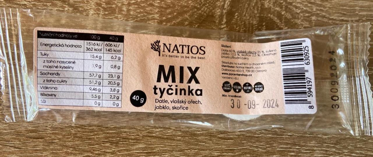 Fotografie - Mix tyčinka Natios