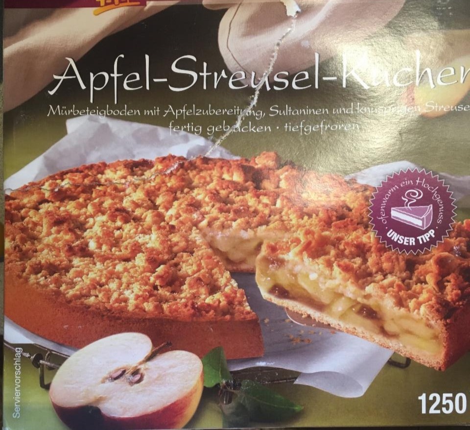 Fotografie - Apfel-Streusel-Kuchen Heinersdorfer