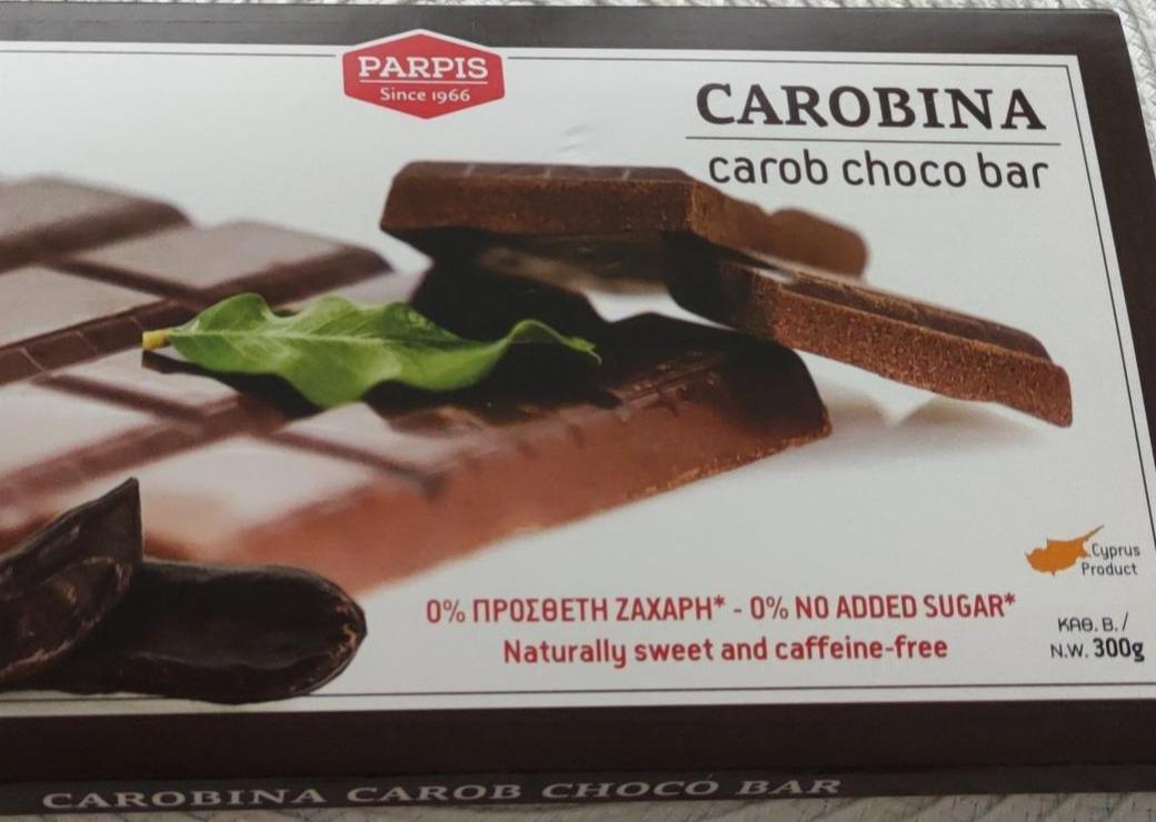 Fotografie - Carobina carob choco bar Parpis