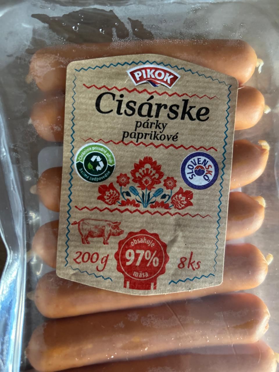 Fotografie - Cisárske párky paprikové Pikok