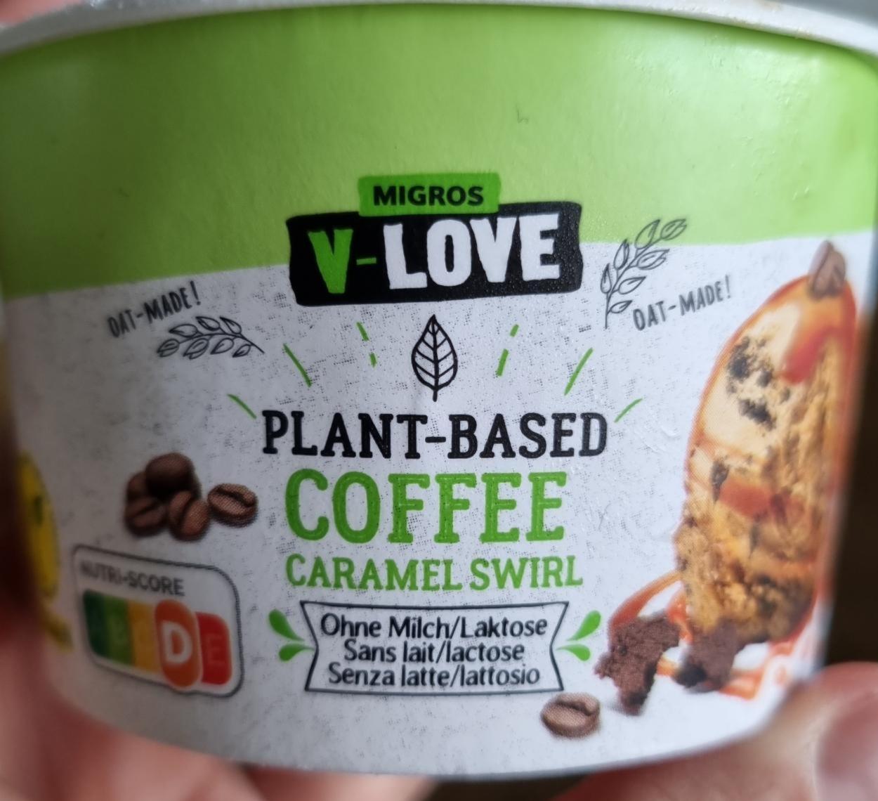 Fotografie - V-Love Plant-Based Coffee Caramel Swirl Migros