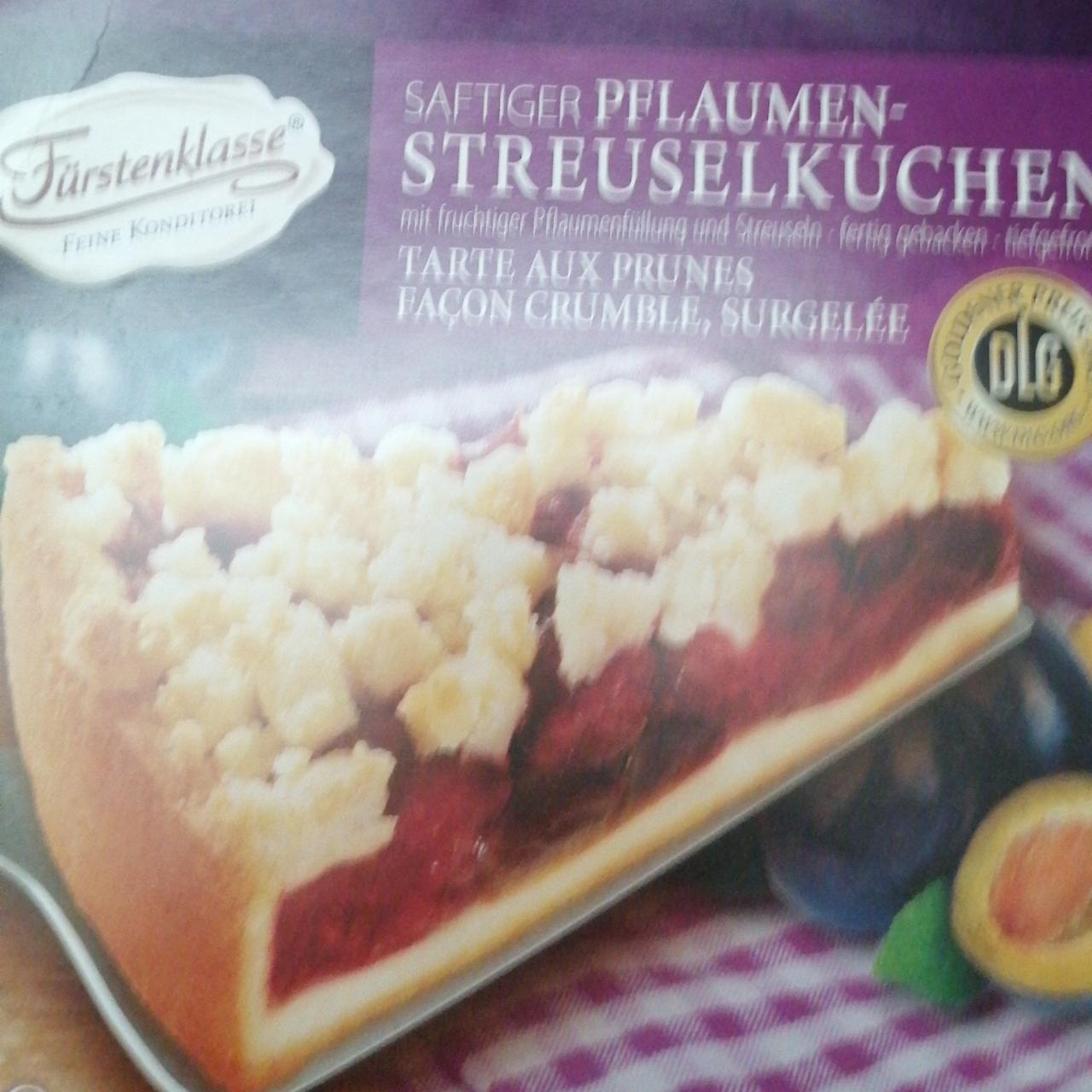 Fotografie - Satiger pflaumen-streuselkuchen Furstenklasse