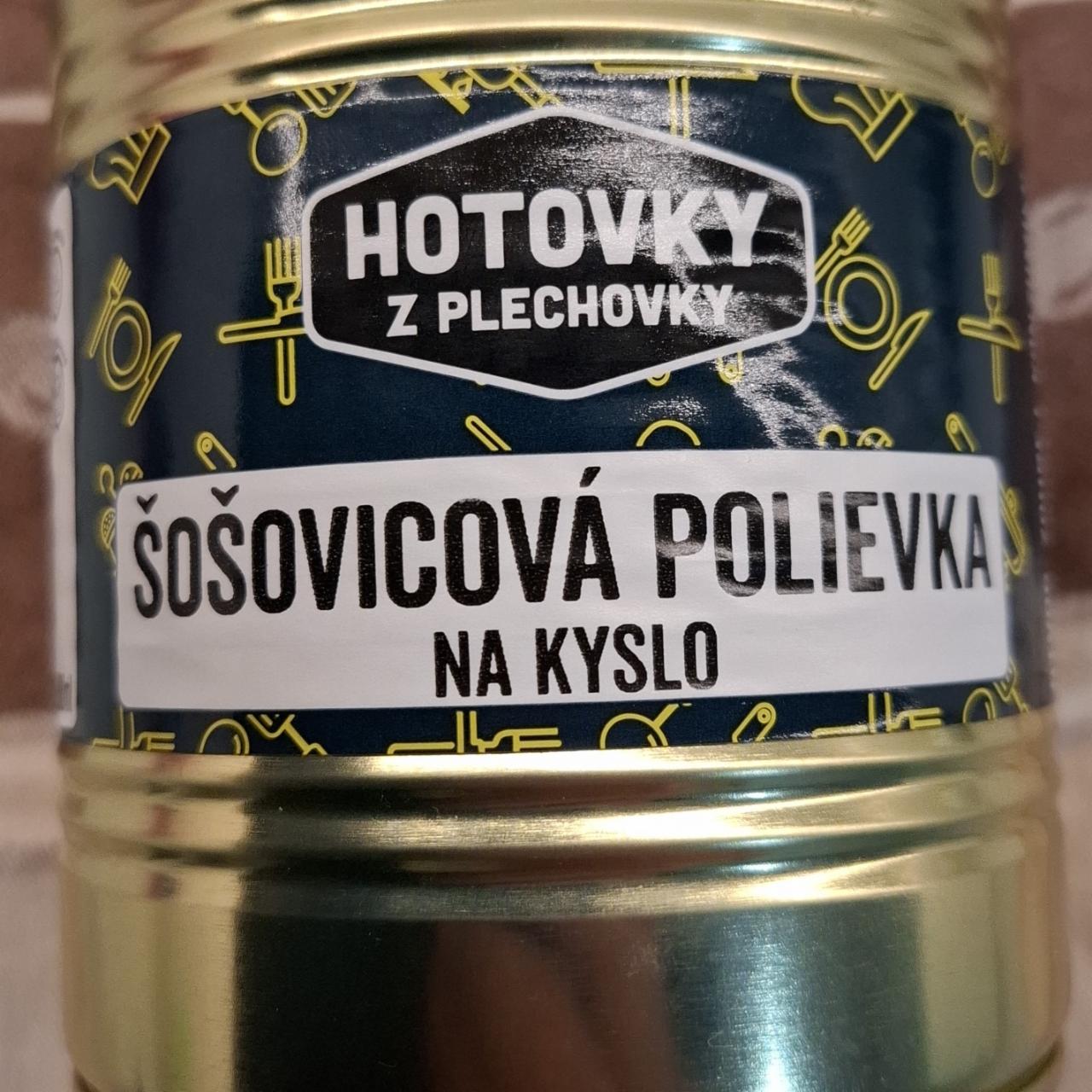 Fotografie - Šošovicová polievka na kyslo Hotovky z plechovky