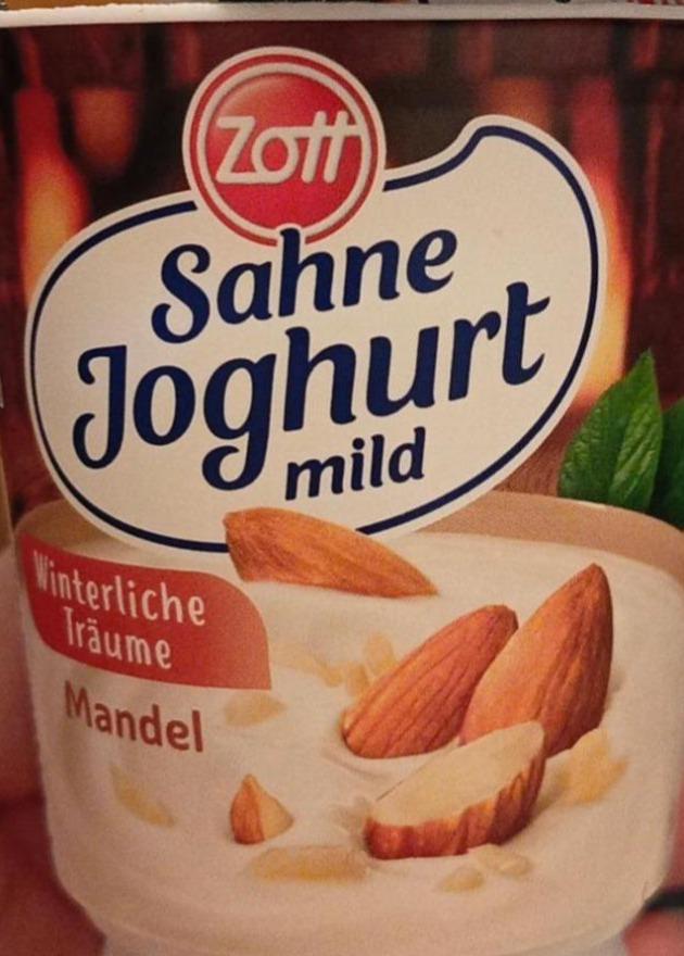 Fotografie - Sahne Joghurt mild Winterliche Träume Mandel Zott