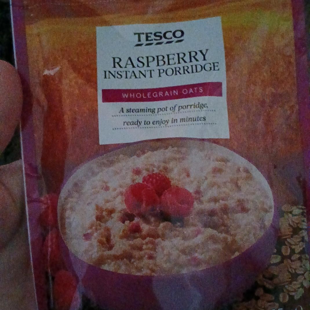 Fotografie - Instant porridge raspberry Tesco