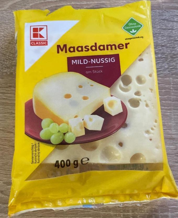 Fotografie - Maasdamer Mild-Nussig 45% K-Classic