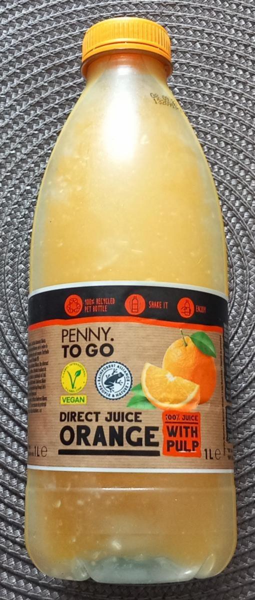 Fotografie - Direct Juice Orange Penny. To go