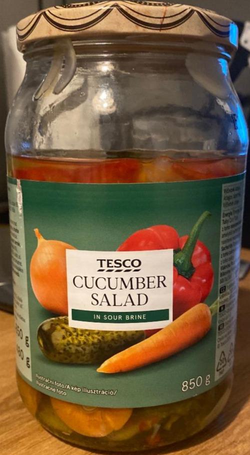 Fotografie - Cucumber Salad in sour brine Tesco