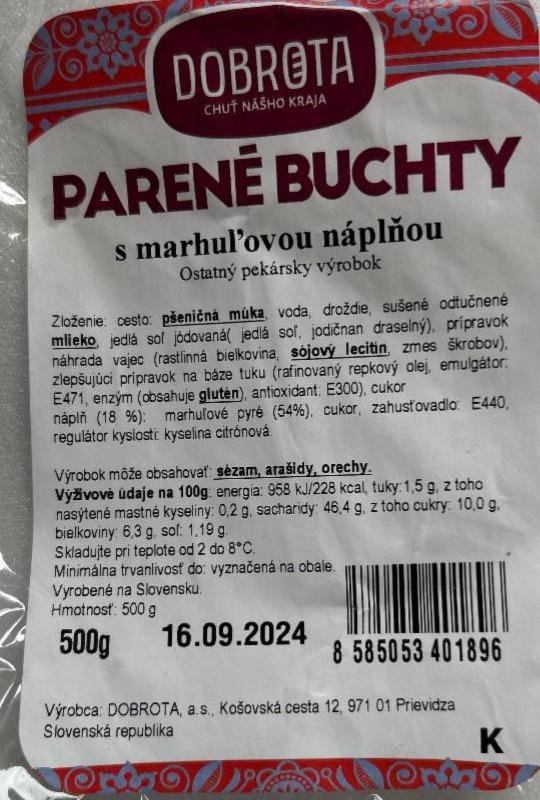 Fotografie - Parené buchty s marhuľovou náplňou Dobrota