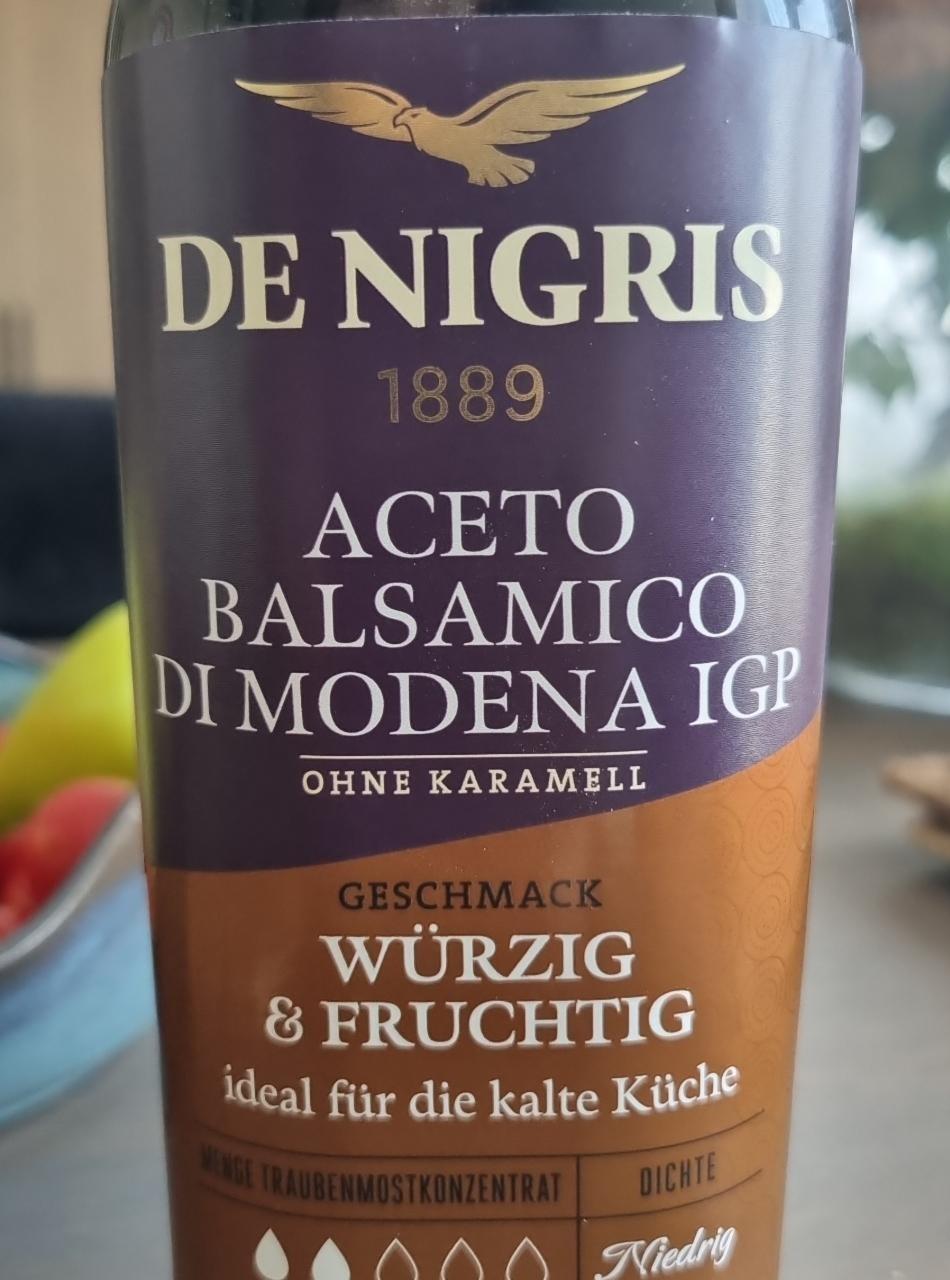 Fotografie - Aceto Balsamico Di Modena IGP De Nigris