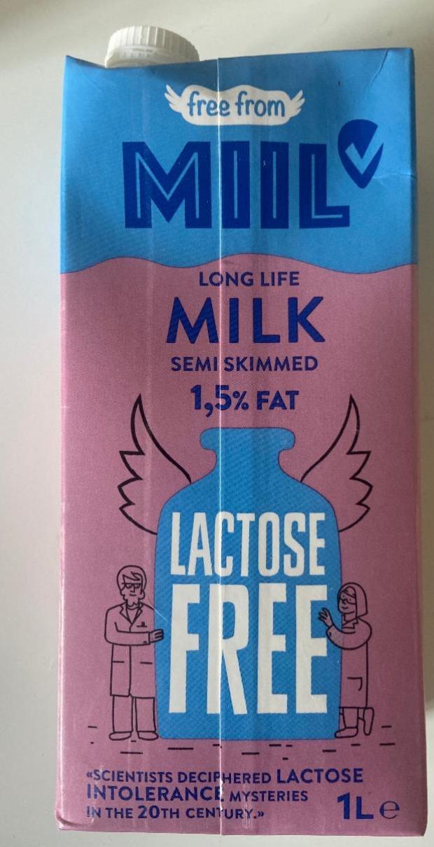 Fotografie - Long Life Milk 1,5% Fat Lactose free Miil free from