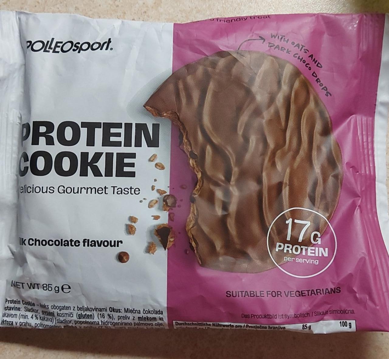 Fotografie - Protein Cookie Milk Chocolate flavour Polleo Sport