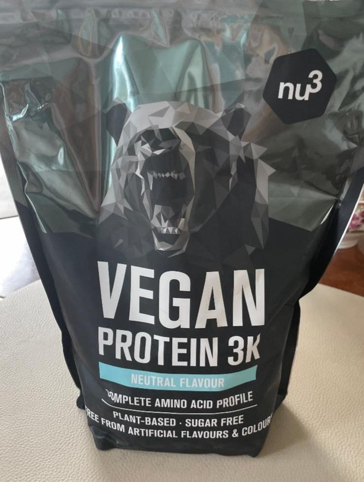 Fotografie - Vegan Protein 3K Neutral flavour nu3