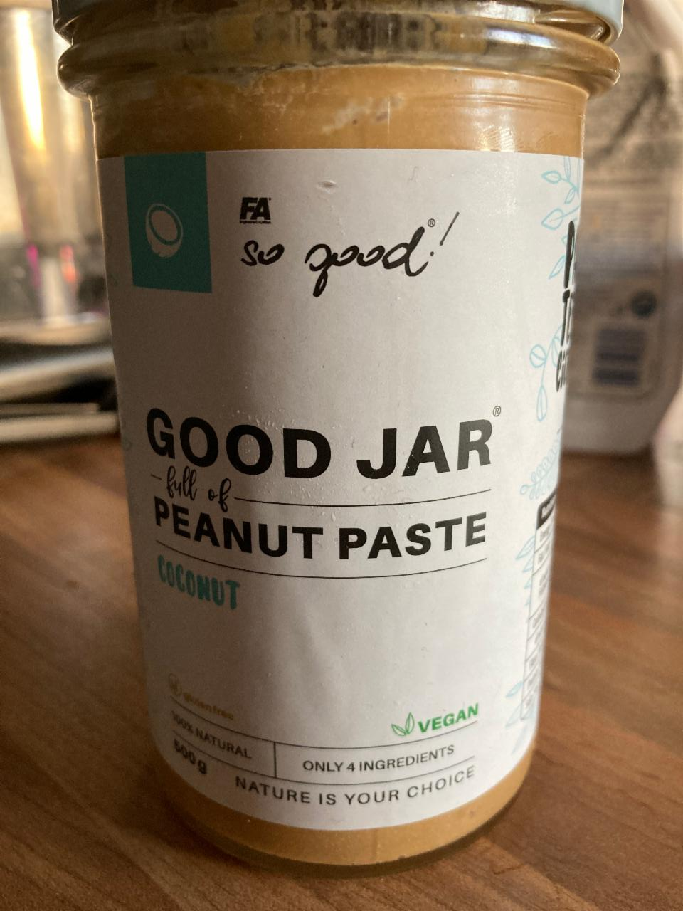 Fotografie - peanut paste fa so good