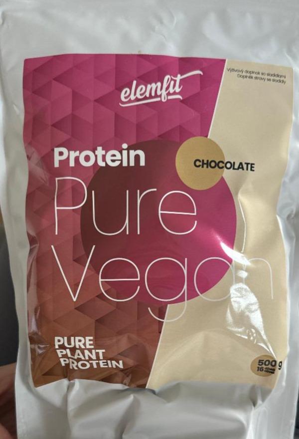 Fotografie - Protein Pure Vegan Chocolate elemfit