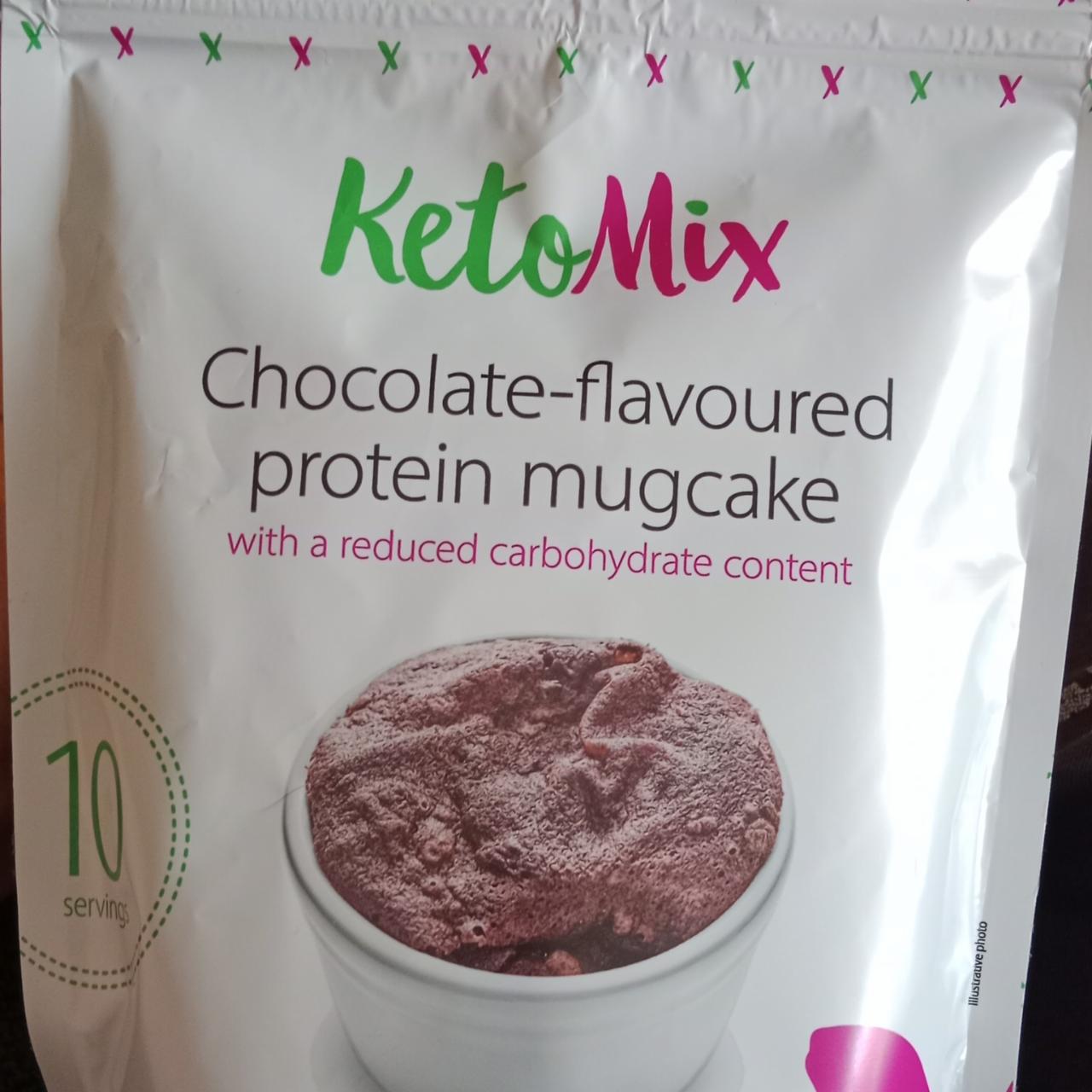 Fotografie - Chocolate-flavoured protein mugcake KetoMix