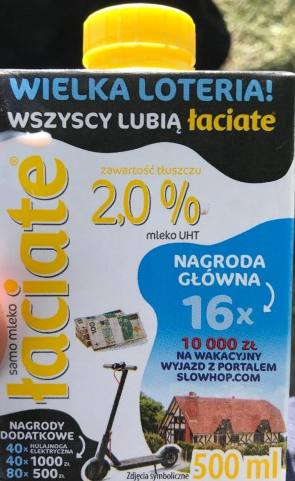 Fotografie - Samo mleko 2,0% Łaciate